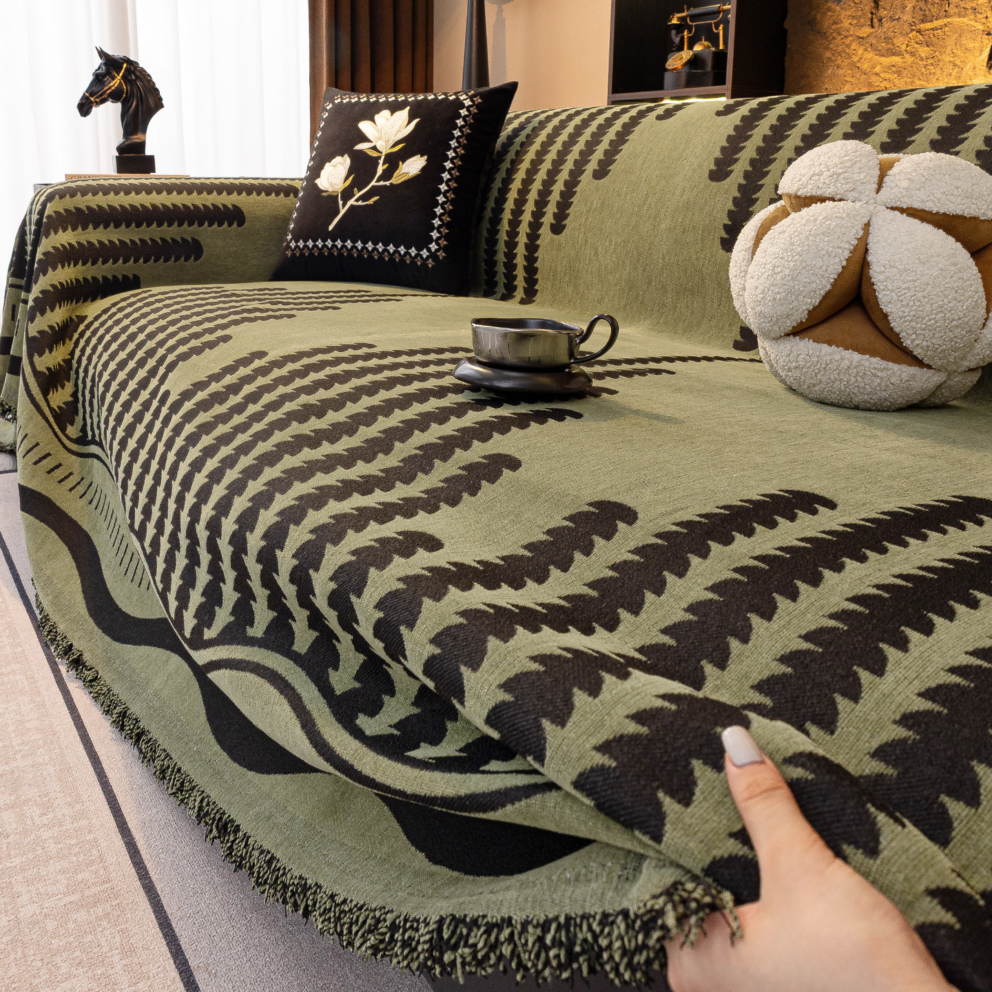 2025新款沙发套罩四季通用轻奢高级感沙发坐垫固定防滑沙发盖布巾,居家布艺,沙发垫,淘宝优惠券,粉丝福利购,淘宝优惠卷