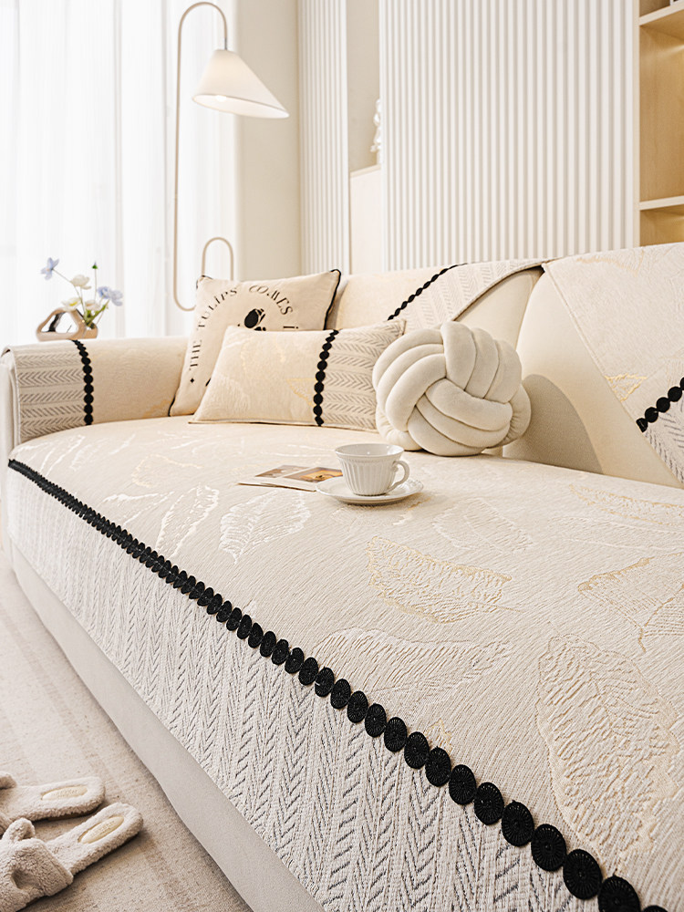 轻奢高级感沙发垫2025年新款四季通用雪尼尔固定防滑坐垫子盖布巾,居家布艺,沙发垫,淘宝优惠券,粉丝福利购,淘宝优惠卷