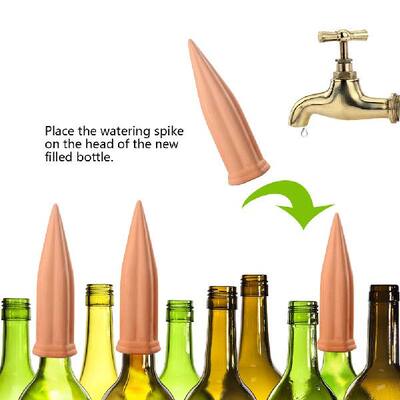 速发4 Pcs Plant Waterer Self Watering Terracotta Spikes