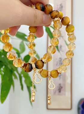 【葫禄双全】精致葫芦挂坠 文创新中式手链 3635