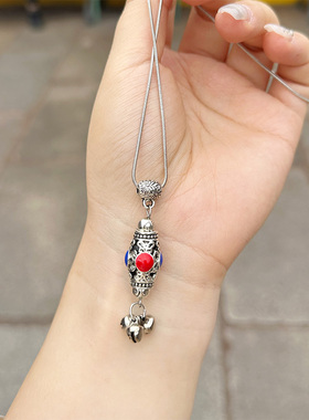 【转钱桶】藏式桶珠铃铛项链 高品质精品项链5001