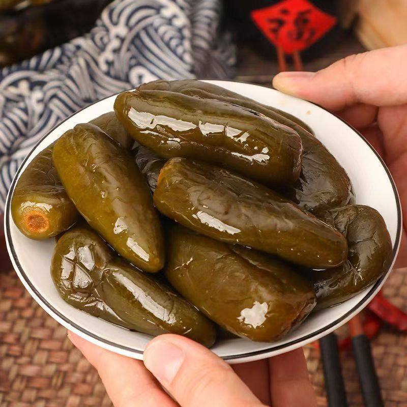 油焖港椒即食腌辣椒咸菜下饭菜酱菜开胃下酒菜酱菜山东特产咸菜