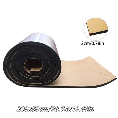 方格牛皮盘2050*0cm车汽车车门底隔音隔热棉绝缘垫背胶自粘棉跨房