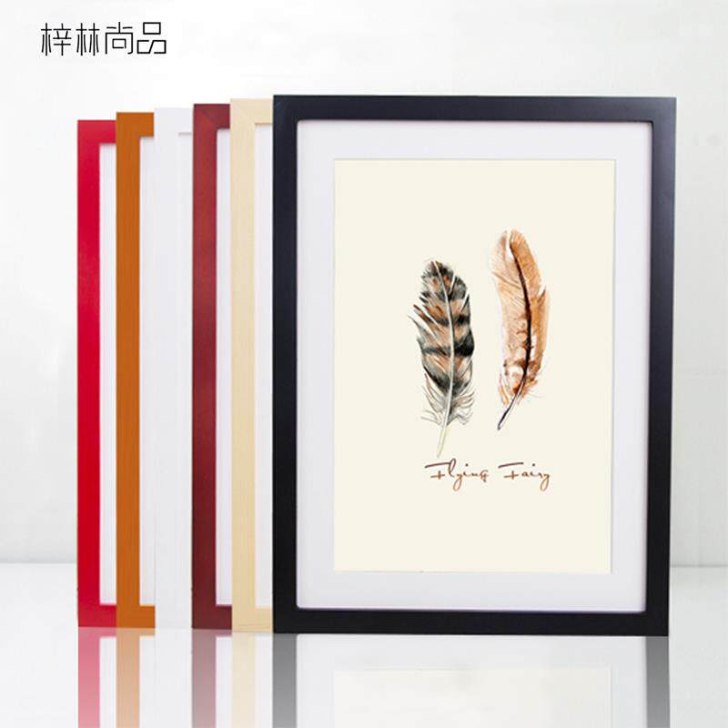 速发硬笔作品0 装裱新品塑料创意相框挂墙7 4 16 18 2框124寸8