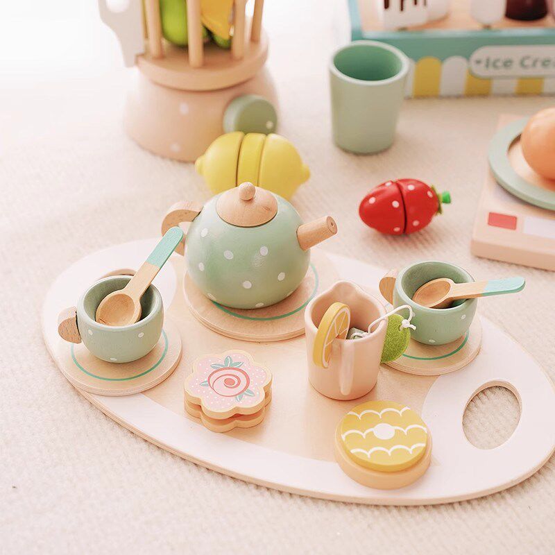 速发过家家茶壶茶儿 具下午茶厨房玩具孩童幼儿园生日礼物