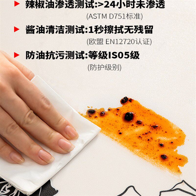 速发餐柜保护垫桌布防油防水防烫轻奢高级感鞋柜酒柜电视柜台面桌