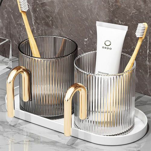 速发奢勤牙杯杯情侣洗漱杯儿童漱口刷旅行牙膏收纳杯轻优牙具杯刷