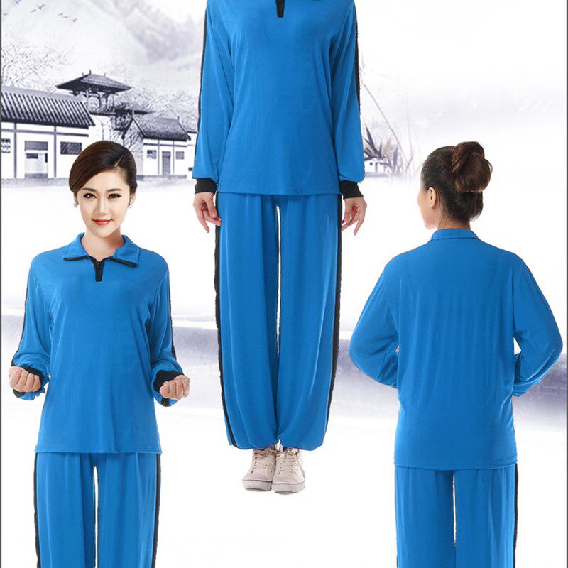 速发新款202夏季木兰演太极拳服装表服服男太极服练功服舞蹈服