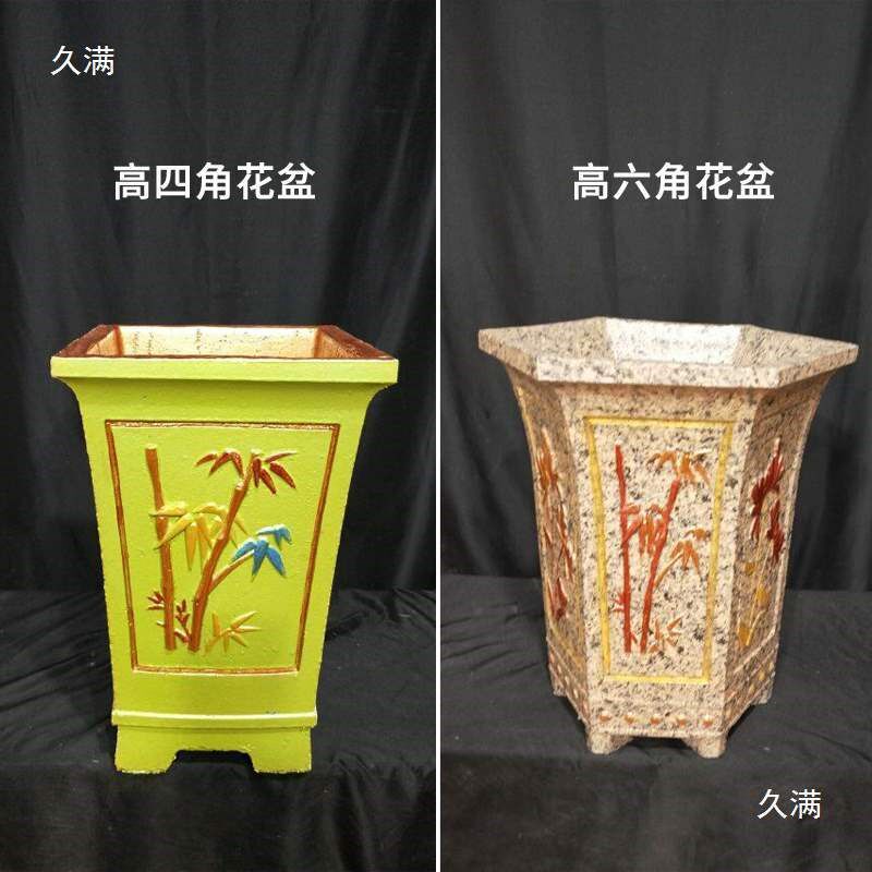 速发高脚水混花盆模土混凝具盆景泥泥土塑料模型塑钢磨具