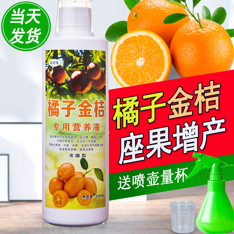 速发金桔树肥料金桔专用肥桔子树柑桔肥料营养液橘子树复合肥盆栽