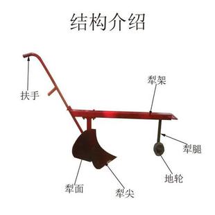 现货速发热销8寸犁 车拉步犁现货 步犁 人工步犁