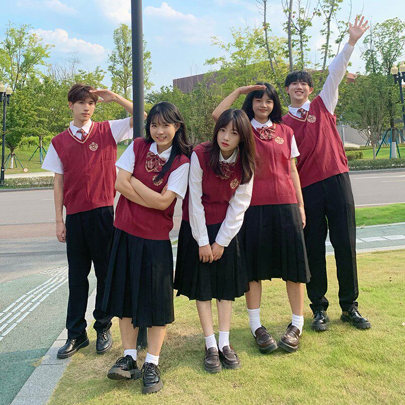 速发合唱朗诵演动服班服运出会学院风初生学生毕业高中中校服套装