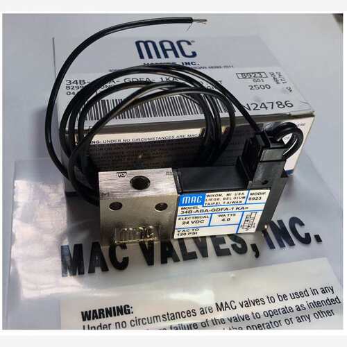 议价正品MAC电磁阀34B-AAA-UB-1KA