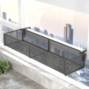 速发晾台架窗户窗台防护栏鞋栏杆晾衣架晾晒神器窗外鞋子挂篮防盗