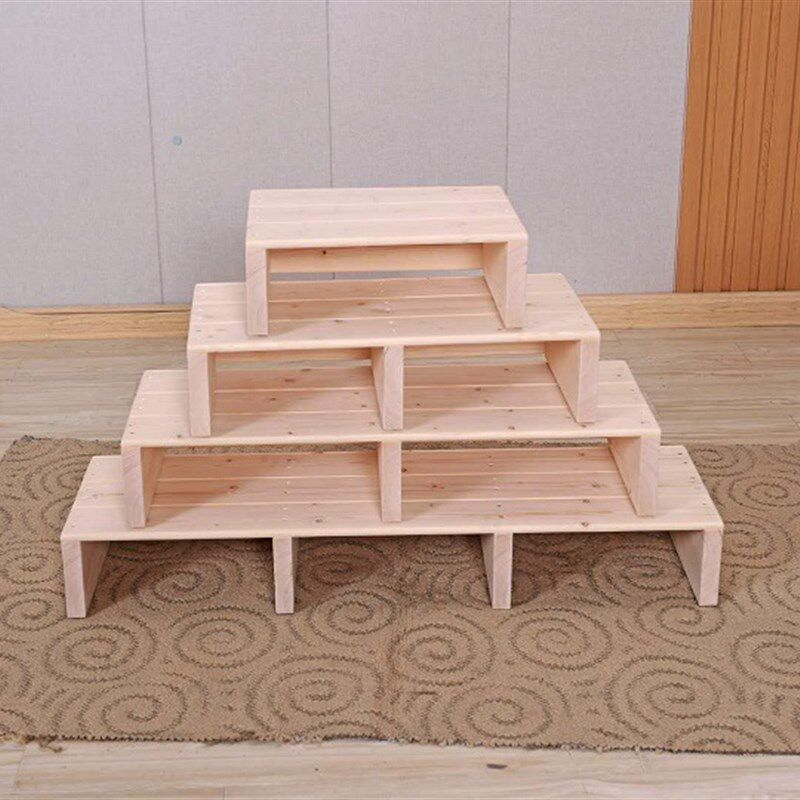 速发实木脚踏脚垫凳凳台阶衣公室踏板厨房钢琴脚踩凳洗办机垫基通