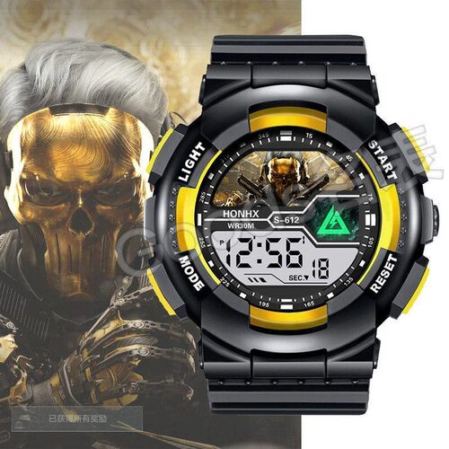 三角洲行动威龙红狼学生夜光手表