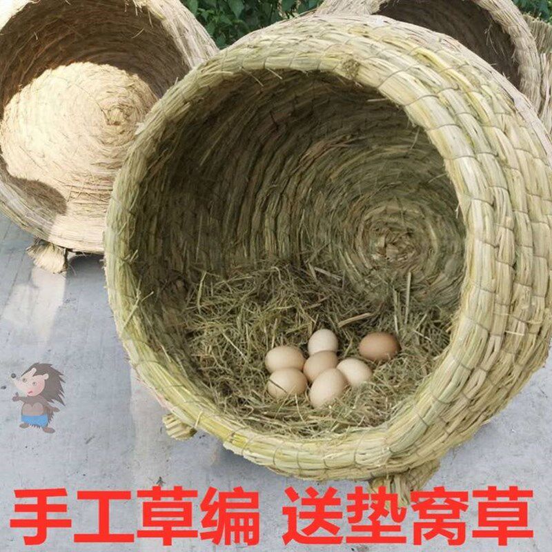 速发元宝鸡窝草编玩具狗窝草鸡鸡殖保温小鸡下蛋鸡鸽子圆环用具养