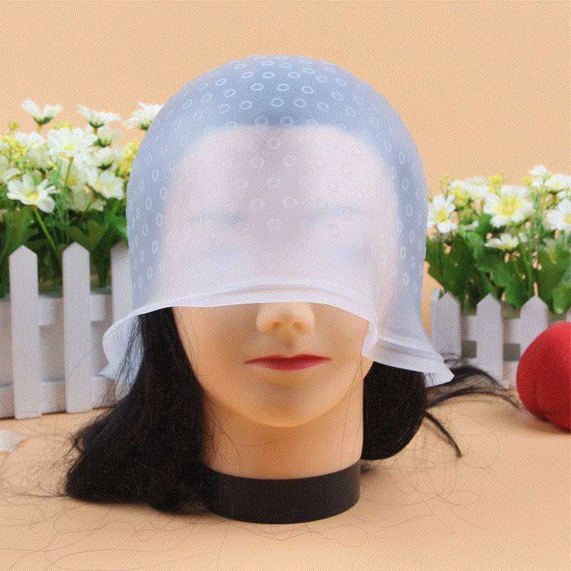 速发工具蓝色染头发头发带钩染头套美发男士挑男帽美发店针染发漂