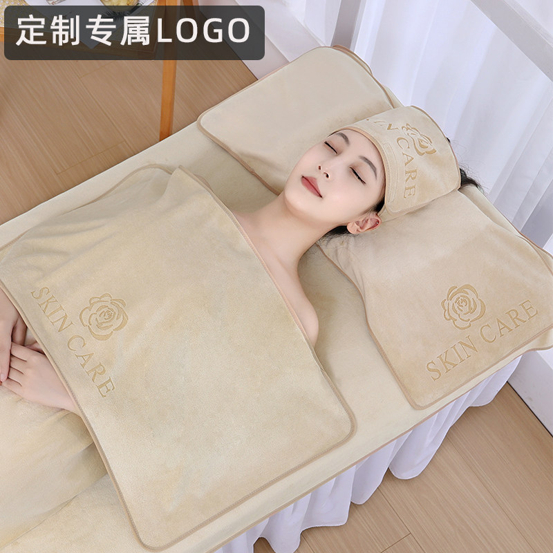 速发高端院专水l巾皮肤管理包头巾铺床巾柔软吸用不掉毛毛ogo