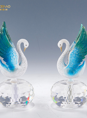 速发轻奢公铜摆黄客厅玄关办件室摆放装饰工艺品乔迁开业高端礼品