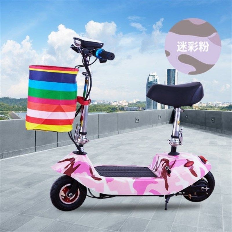 速发车折型小士年叠代步车t迷车超轻滑板你成小车海豚便携电瓶车