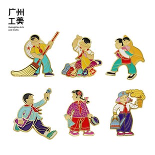 速发广州工锋文创陈家祠向名礼赞联雷美学习纪念送人创意礼品