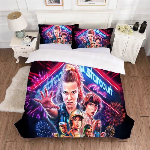 速发Stragor ThMgs  Beddig Set Hot Fashio Horrer iovie Pri