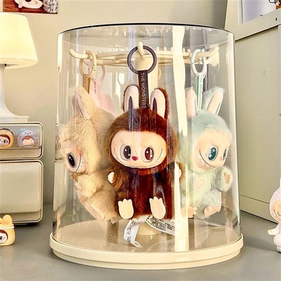 速发labub布展示收亚克力透明展示架拉u布毛绒挂件盒纳盒