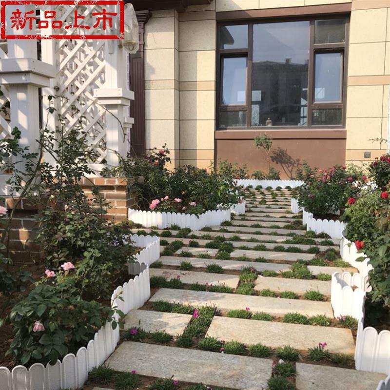 速发f隔围栏花栏篱笆栅坛实围栏桩花园圆断小栅栏