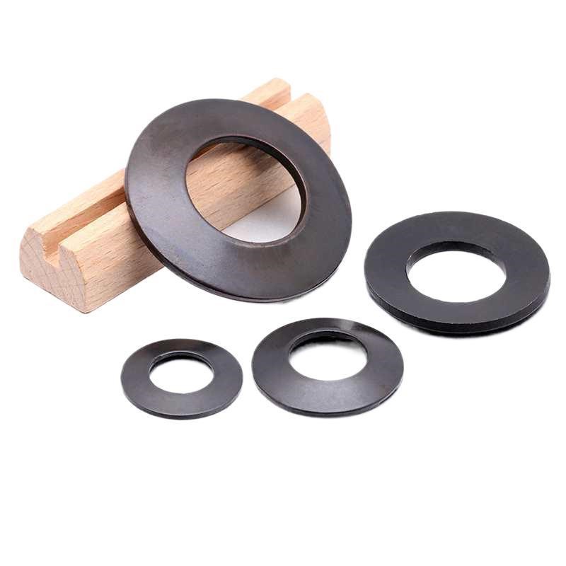 速发65锰钢黑色蝶形垫圈碟形垫片M型弹簧碟圈蝶型碟簧锁紧垫圈垫-