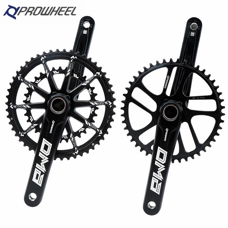 速发 浩盟公路自行车大齿盘 中空 体曲双一GXP单盘柄盘17