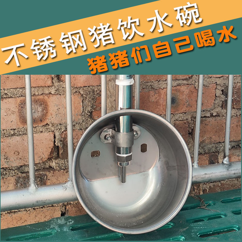 速发加自小用饮水碗仔猪厚动饮水器猪猪喝水碗饮水槽养殖设备配件