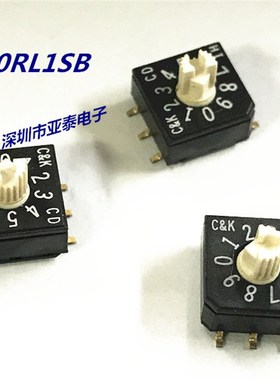 速发编&贴片D10RL0SB旋转拨码开关0- 码开关10档位数字拨码