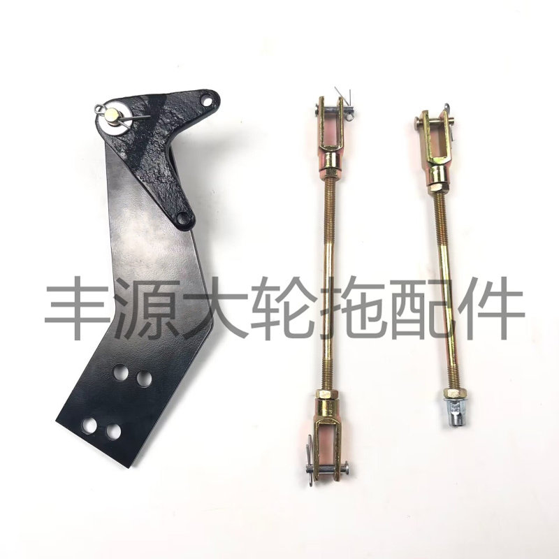 速发东方红804 改4拖拉机配件离合器支板合件黑色扇形板拉装套件0