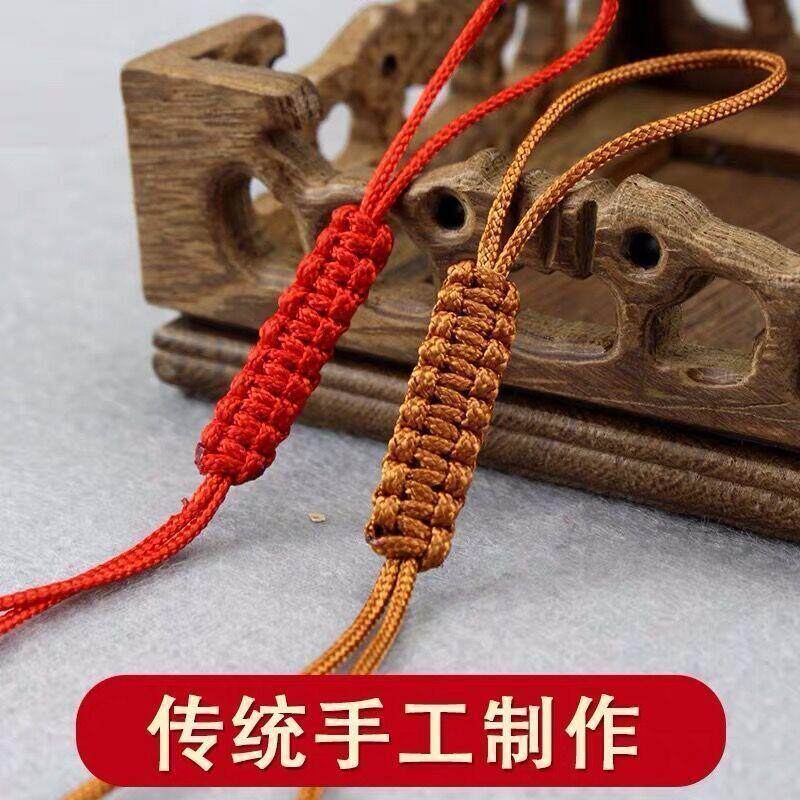 速发纯手工编织茶壶绳子紫砂壶盖绑壶绳壶盖保绳护功夫茶道养壶绳