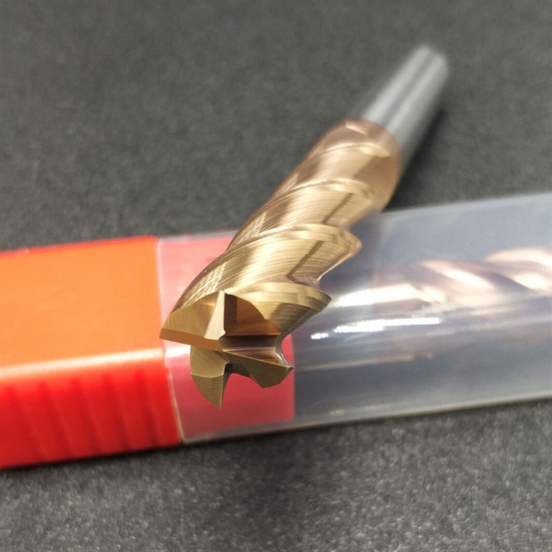 速发刀C度钨钢立铣5硬质合金5C平底刀数控金属铣刀模具4刃