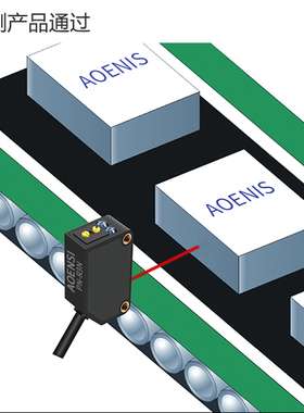 镜面回归反射式传感器光电开关反光板替E3Z-R61/R81 CX-491/493-P