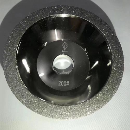 32孔碗形金刚石砂轮电镀钻石砂轮合金砂轮片磨钨钢铣刀磨刀机砂轮