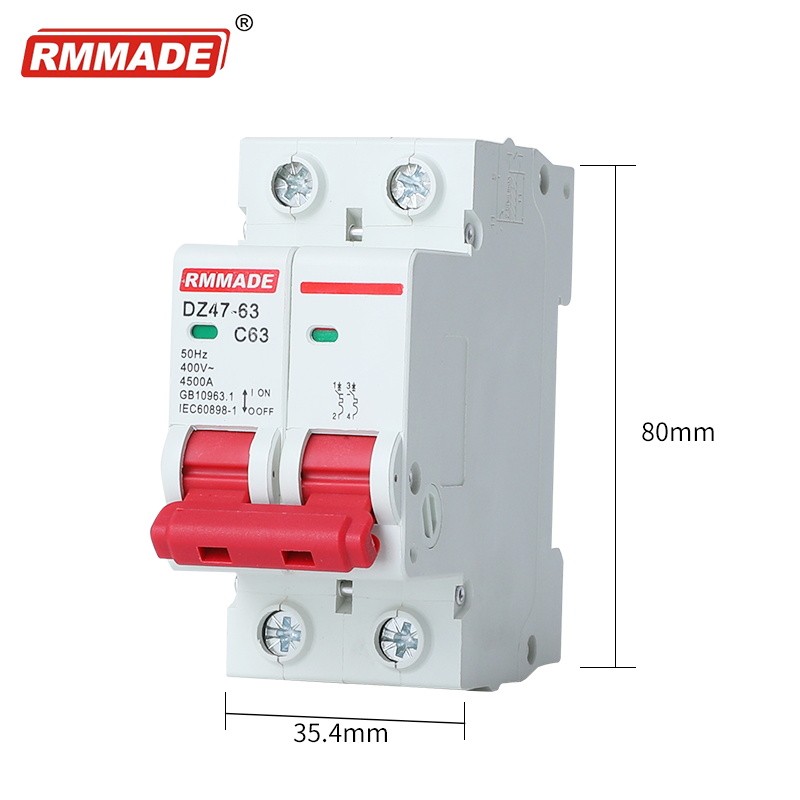 上海人民小型1pi家用2p32a空开3p63安空气开关4p220V塑壳断路器10