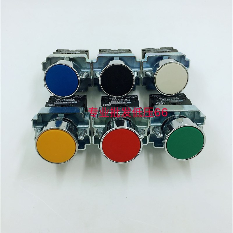 金属型平头按钮自复位ZB2  XB2-BA31 BA42  BA51 BA61 BA21