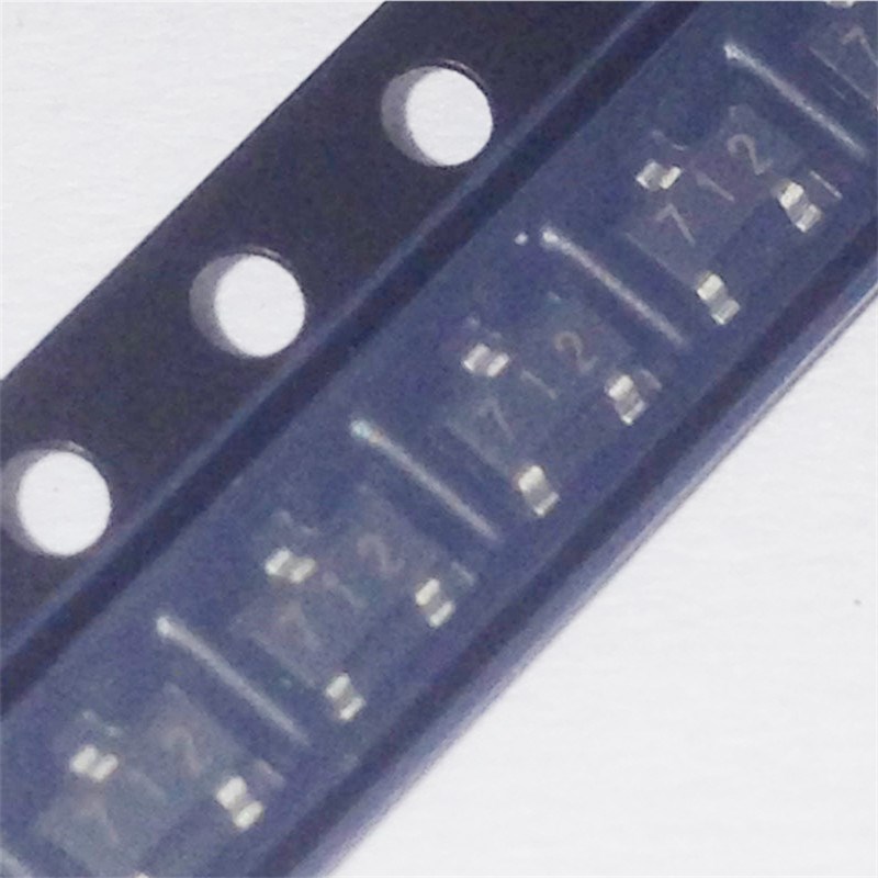 一只也可直拍PSM712-LF-T7 SM712.TCT  SOT23-3 丝印712 防静二极