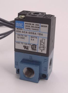 气动MAC电磁阀高频阀35A-ACA-DDAA-1BA/DDBA点胶机用电磁阀DC24V