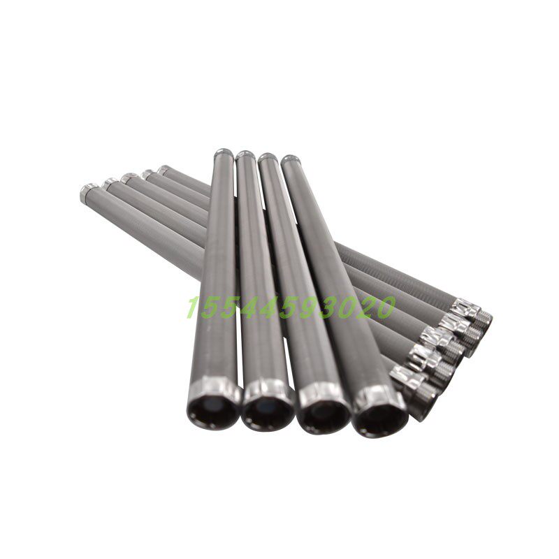 304不锈钢席型网耐高压船舶滤芯 30m燃油柴油外牙接口烛式滤芯