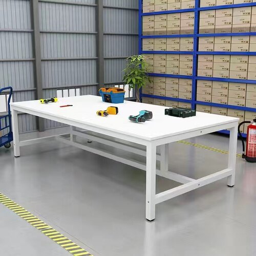 工作台双层快递打包台包装桌流水线操作台车间工厂工作台实验台桌