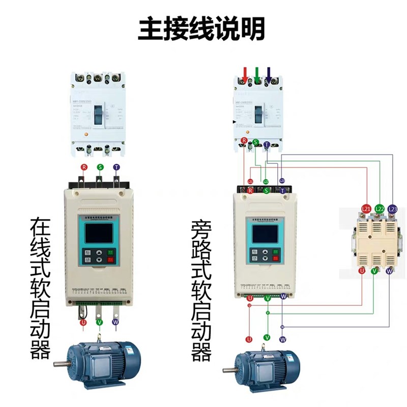 软启动柜22KW30KW37KW45KW55KW75KW90KW110KW132KW软启动器在线柜