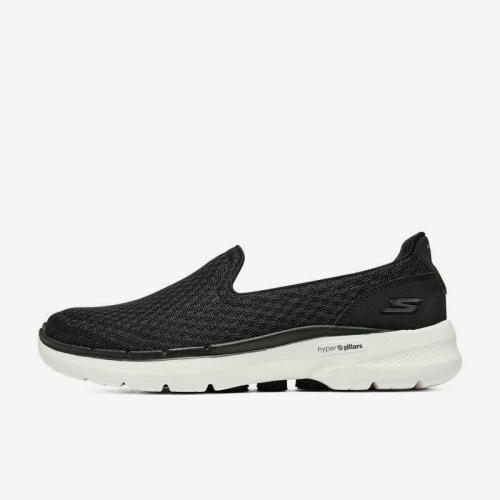 Skechers/斯凯奇正品GO WALK 6女子休闲一脚蹬健步鞋124508-BKW