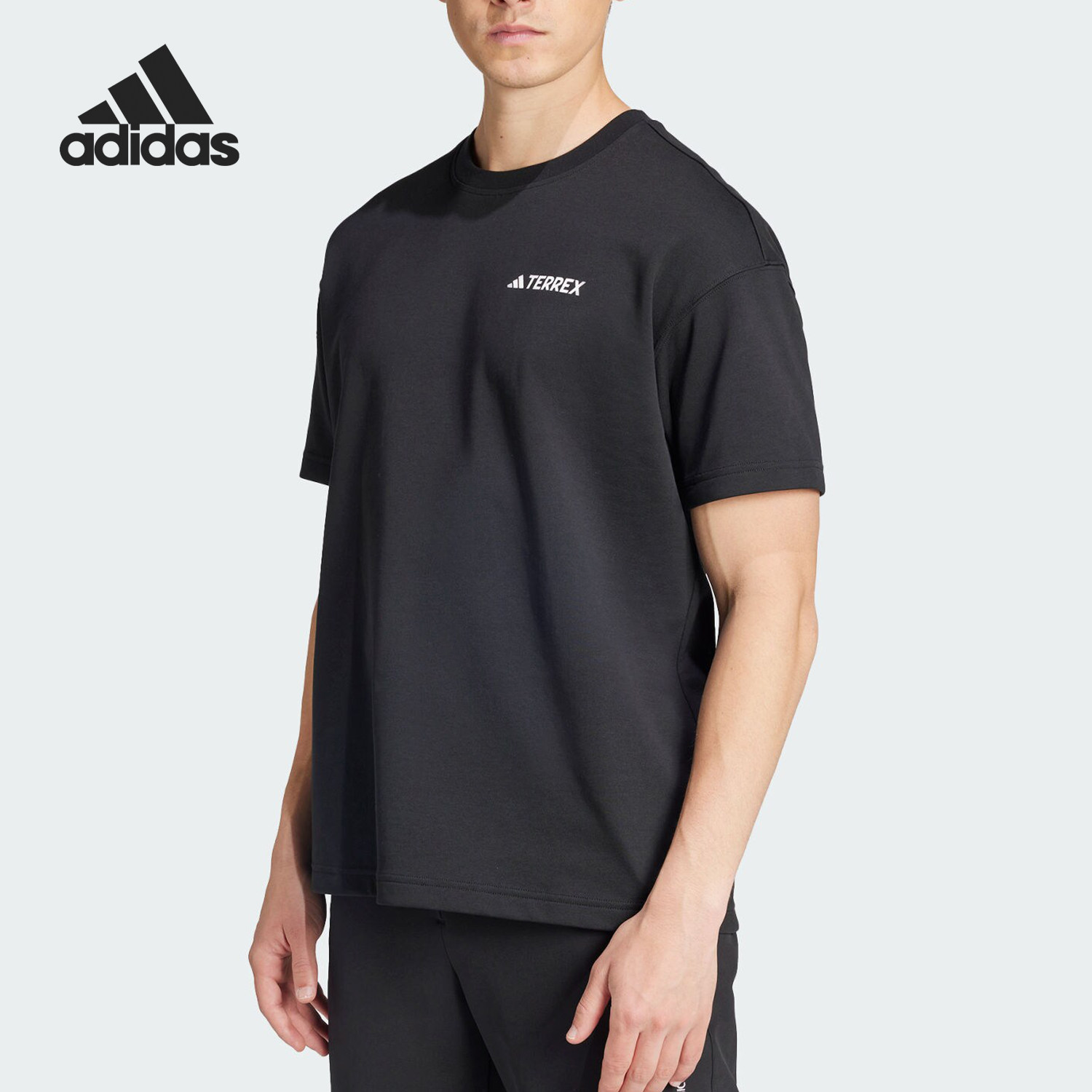Adidas/阿迪达斯正品国家地理联名款男女户外运动短袖IX6565