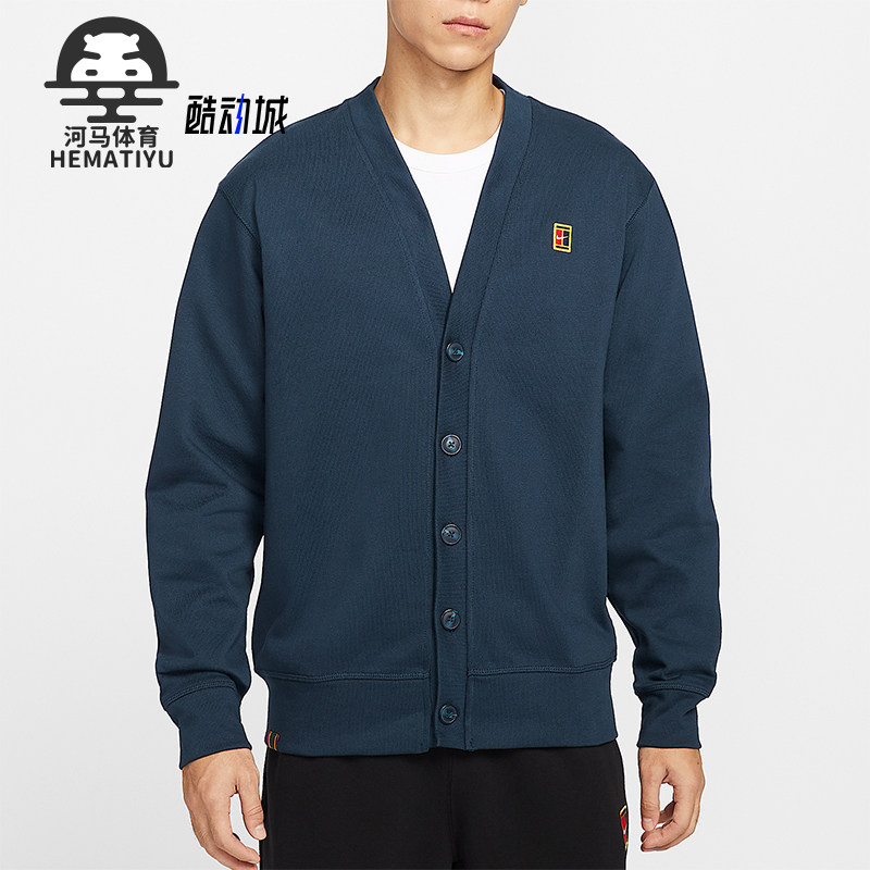 Nike/耐克正品Court Fairway男士长袖针织休闲运动开衫IM9362-478