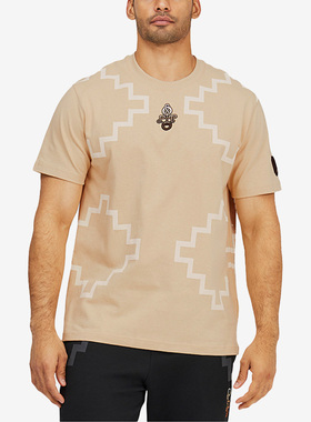 Puma彪马男子秋冬季新款几何图案圆领运动休闲短袖T恤男532145-20