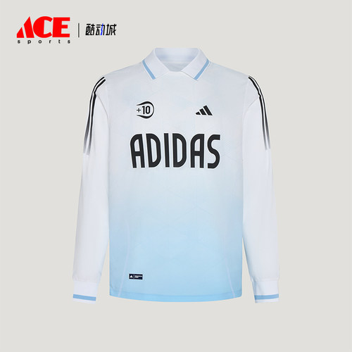Adidas/阿迪达斯正品儿童凉感宽松印花运动休闲长袖T恤KY1475